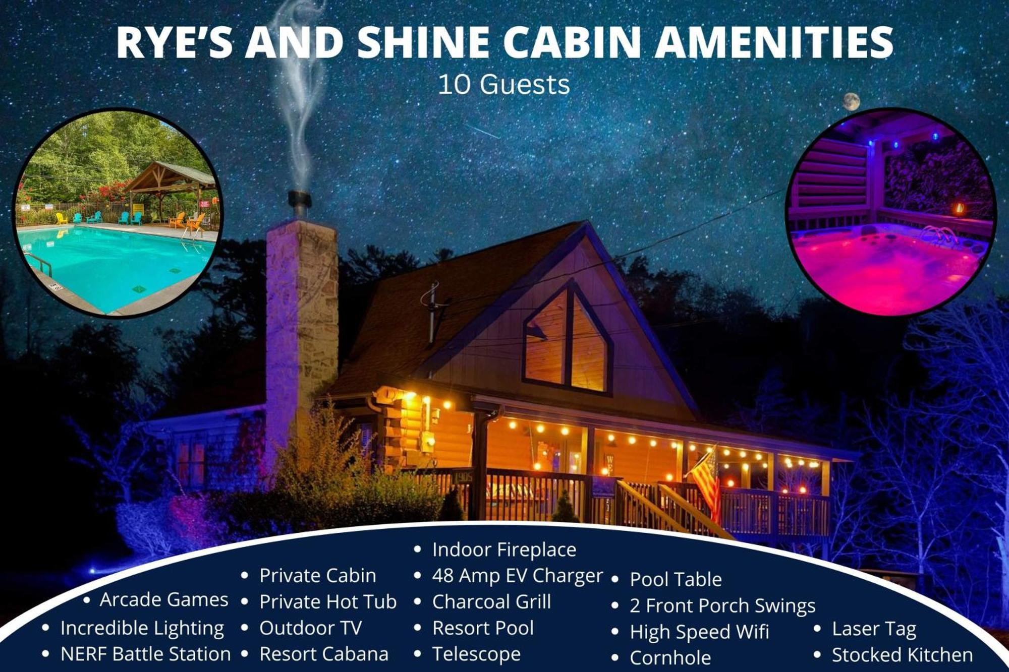 Ryes And Shine Bootlegger'S Cabin! Hot Tub* Pool* Arcade* Billiards *Ev * Pet Friendly Sevierville Exterior foto